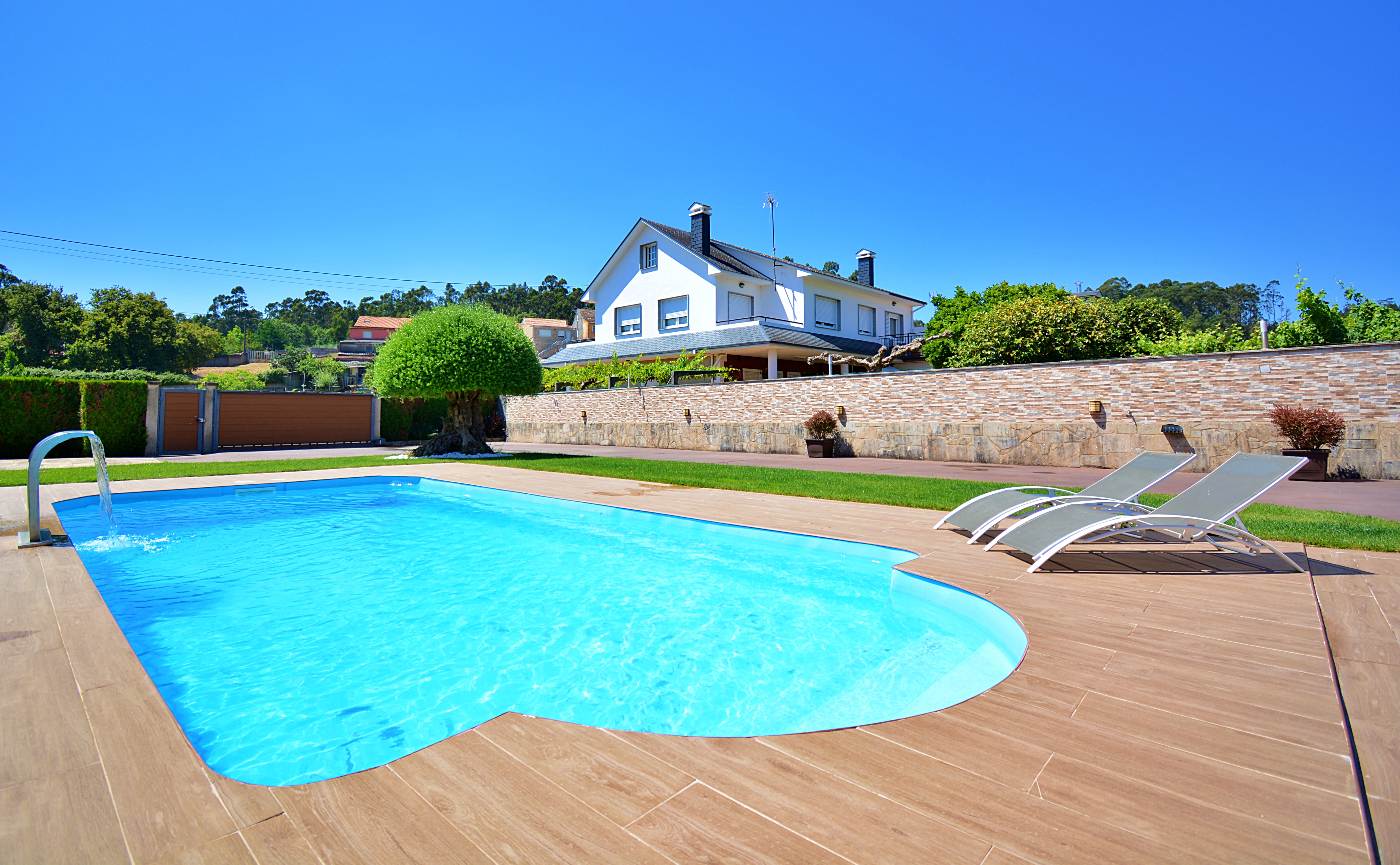 Chalet con piscina en Vilagarcía de Arousa