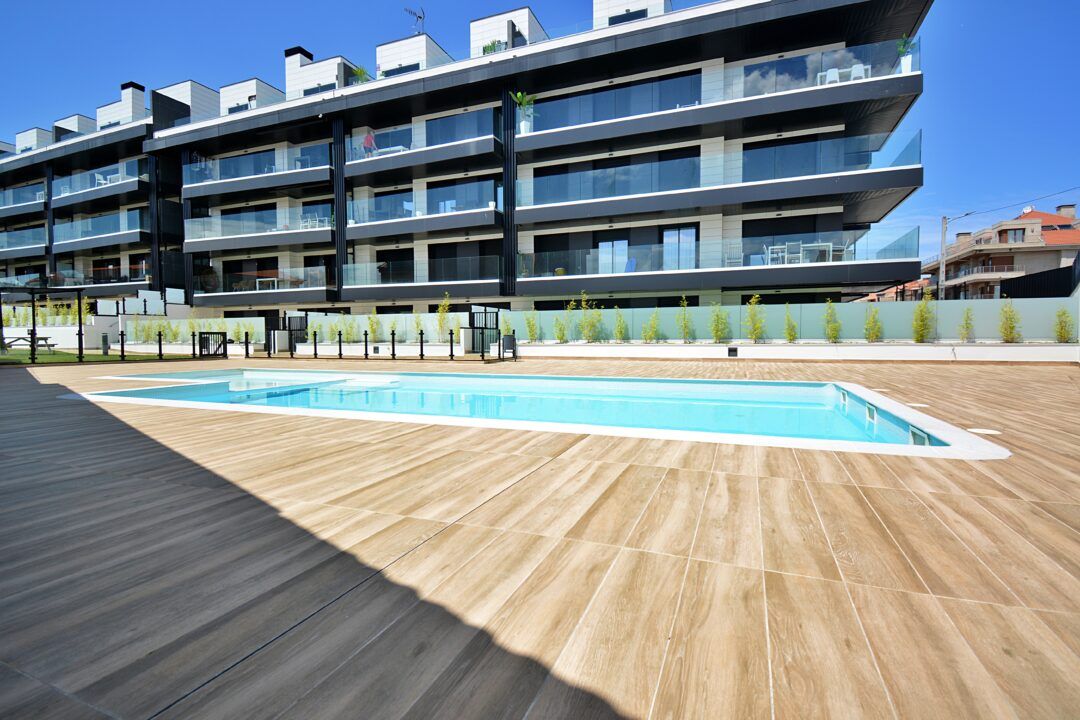 Impresionante apartamento con piscina en Sanxenxo